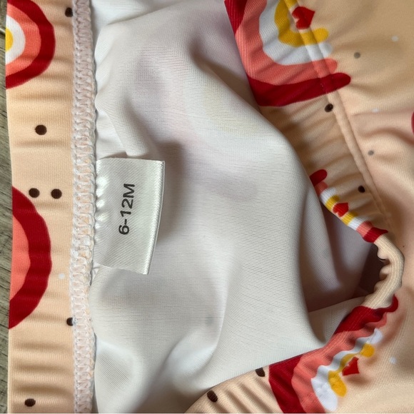 Younger Tree Toddler Baby Girls 2PCS Swimsuit - Summer Sleeveless Rainbow 6-12M - Picture 10 of 10